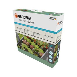 Gardena 13455-20 Set de Riego por Goteo para Parterres/Arriates, 15 m, para 35 Plantas