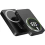 Leotec LePow W20W10K Powerbank 10000mAh 20W Carga Inalámbrica Negro con Cable USB-C