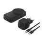 Belkin WIZ036kqBK - Cargador Inalámbrico 3 en 1 Belkin UltraCharge 25W Qi2 Magnético, para Smartphone, Reloj y Auriculares, USB-C 1.5 m, Negro, Plegable