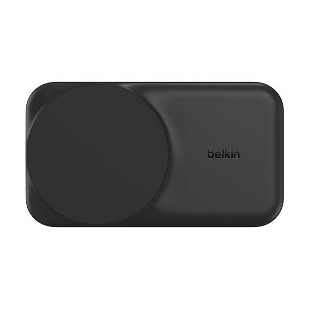 Belkin WIZ036kqBK - Cargador Inalámbrico 3 en 1 Belkin UltraCharge 25W Qi2 Magnético, para Smartphone, Reloj y Auriculares, USB-C 1.5 m, Negro, Plegable