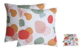 DKD Home Decor Cojin Tropical Multicolor 8 x 45 x 45 cm Set de 2