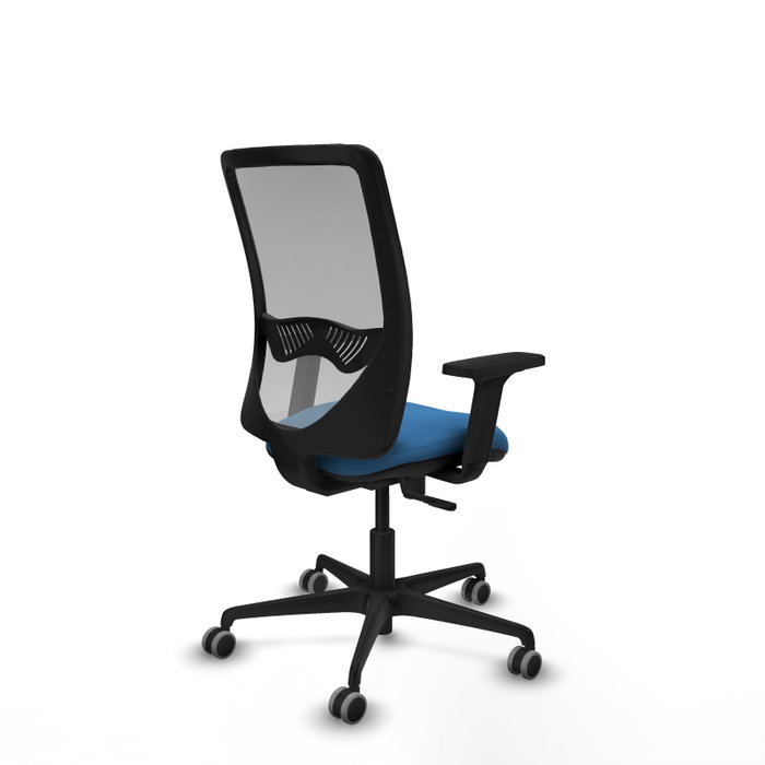PIQUERAS Y CRESPO Silla de oficina Zulema con mecanismo Sincro, Azul claro y Gris PIQUERAS Y CRESPO Silla de oficina Zulema con mecanismo Sincro, Azul claro y Gris