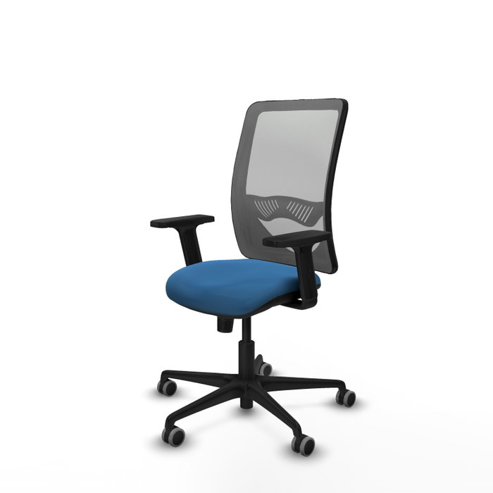 PIQUERAS Y CRESPO Silla de oficina Zulema con mecanismo Sincro, Azul claro y Gris PIQUERAS Y CRESPO Silla de oficina Zulema con mecanismo Sincro, Azul claro y Gris