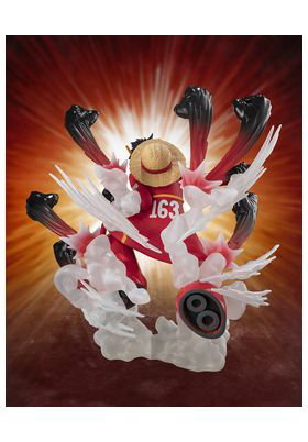 Tamashii Nations Figuarts Zero Monkey D. Luffy Gum Gum Hawk Gatling Extra Battle One Piece