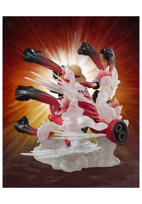 Tamashii Nations Figuarts Zero Monkey D. Luffy Gum Gum Hawk Gatling Extra Battle One Piece