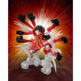 Tamashii Nations Figura S.H. Figuarts Zero Monkey D Luffy Gum Gum Hawk Gatling Extra Battle One Piece 15.5cm
