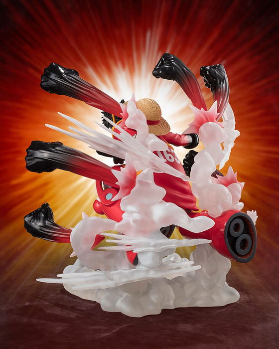 Tamashii Nations Figuarts Zero Monkey D. Luffy Gum Gum Hawk Gatling Extra Battle One Piece