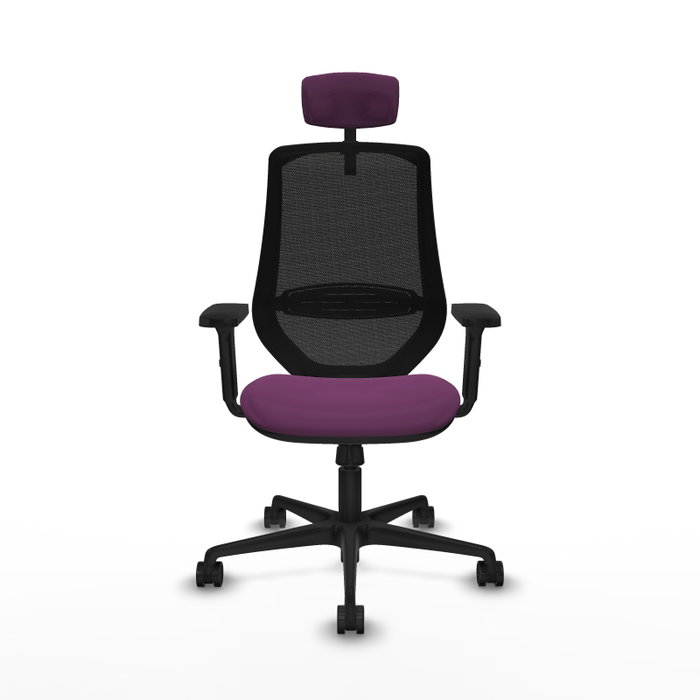 PIQUERAS Y CRESPO Silla de oficina Mardos con mecanismo Sincro, Morado y Negro PIQUERAS Y CRESPO Silla de oficina Mardos con mecanismo Sincro, Morado y Negro