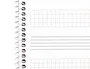 Liderpapel Bloc Música Combi Pentagrama 3mm con Anotaciones Cuadrícula 4mm Cuarto 20 Hojas 100g/m2 Apaisado