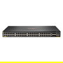 HPE Aruba CX 6200F Switch Gestionado L3 de 48 Puertos Gigabit con PoE Class 4 740W y 4 Ranuras SFP+ para Rack 1U