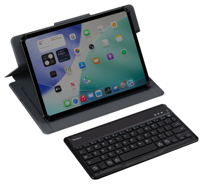 Targus THZ998ES Funda Tipo Libro Universal para Tablet de 29,2 cm (11.5") - Negro - Compatible con Apple, Samsung, Lenovo, Huawei, Google, Acer, Amazon, TCL y Más