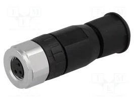 HARTING Conector M8 Hembra de 3 Pines Recto IP67