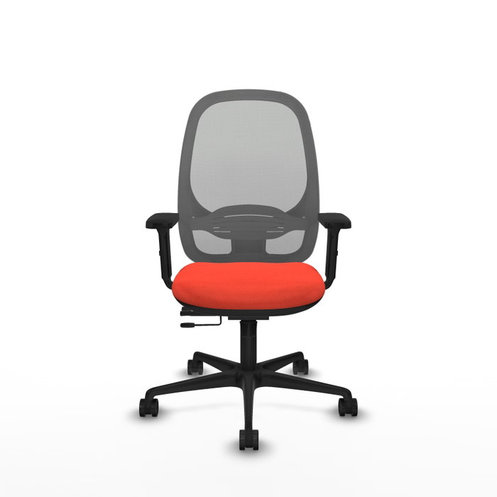 PIQUERAS Y CRESPO Silla de oficina Cilanco Naranja oscuro y Gris PIQUERAS Y CRESPO Silla de oficina Cilanco Naranja oscuro y Gris