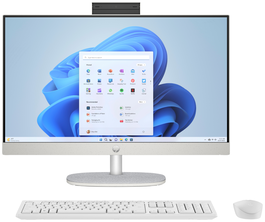 HP 24-cr0187ns All-in-One 23,8 pulg, Intel Core i5, 8 GB RAM, 512 GB SSD, Blanco
