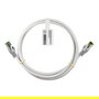 Goobay 61103 Cable de Red Patch Cat 8.1 0.5 m Blanco S/FTP (PiMF), 40 Gb/s, 2000 MHz, RJ45 Macho, GHMT-zertifiziert