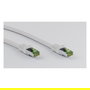 Goobay 61103 Cable de Red Patch Cat 8.1 0.5 m Blanco S/FTP (PiMF), 40 Gb/s, 2000 MHz, RJ45 Macho, GHMT-zertifiziert