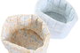DKD Home Decor Cesta de Algodón Bandana Pastel Surtido de 2 Unidades