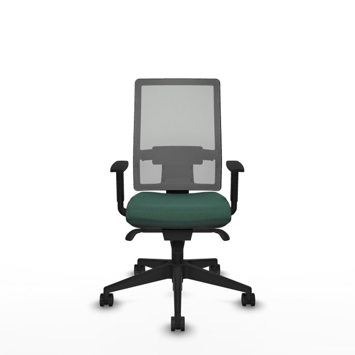 PIQUERAS Y CRESPO Silla de oficina Horna con mecanismo Sincro, Verde botella y Gris PIQUERAS Y CRESPO Silla de oficina Horna con mecanismo Sincro, Verde botella y Gris