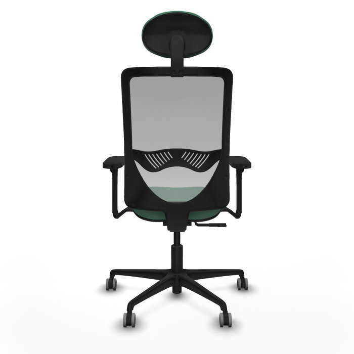 PIQUERAS Y CRESPO Silla de oficina Zulema Verde esmeralda y Gris PIQUERAS Y CRESPO Silla de oficina Zulema Verde esmeralda y Gris