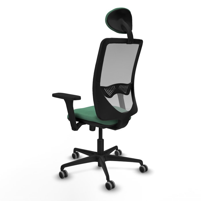 PIQUERAS Y CRESPO Silla de oficina Zulema Verde esmeralda y Gris PIQUERAS Y CRESPO Silla de oficina Zulema Verde esmeralda y Gris