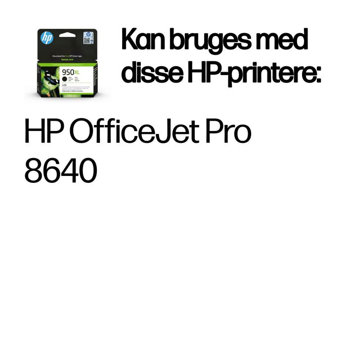 HP 950XL Cartucho de Tinta Negra Original de Alto Rendimiento para Pequeñas Empresas