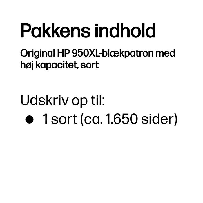HP 950XL Cartucho de Tinta Negra Original de Alto Rendimiento para Pequeñas Empresas
