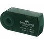 Faber-Castell Sacapuntas Doble 9000 Standard Jumbo con Funda y Depósito Verde