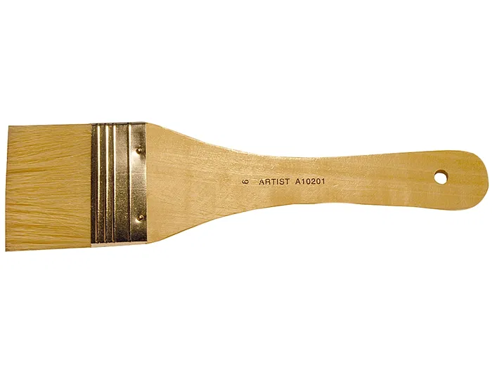 Artist Pincel de oleo cerda paletina nº 4 50 mm mango corto madera virola aluminio 220x10x50 mm