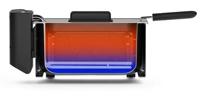 Tristar FR-9334 Freidora de 3 L, 2000 W, Plata