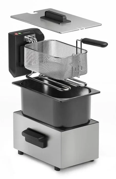 Tristar FR-9334 Freidora de 3 L, 2000 W, Plata