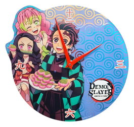 Sakami Merchandise Reloj de Pared Holographic Demon Slayer: Kimetsu no Yaiba