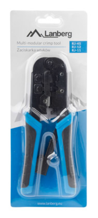 Lanberg NT-0201 Crimpadora y Pelacables para RJ9, RJ11, RJ12 y RJ45 Lanberg NT-0201 Crimpadora y Pelacables para RJ9, RJ11, RJ12 y RJ45
