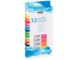 Kreul Set 12 tubos Pintura acuarela artistas EL GRECO de 12ml