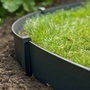 Nature Bolsa de 10 anclajes para bordes de jardín Negro