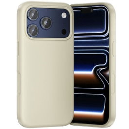 Vention Funda de Silicona con MagSafe para iPhone 17 Pro Beige