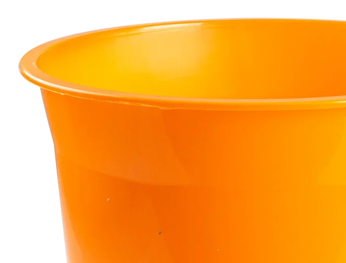 Q-connect Papelera Plástico Naranja Translucido 13 Litros 275x285 mm