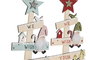 DKD Home Decor Árbol de Navidad Tradicional Rojo Rosa 5 x 38 x 17.5 cm (2 Unidades)