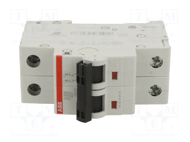ABB S200 S20-D2 20A 2 Polos 6kA