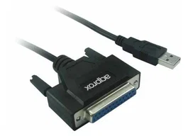 Approx Adaptador USB A Puerto Paralelo APPC26 Negro