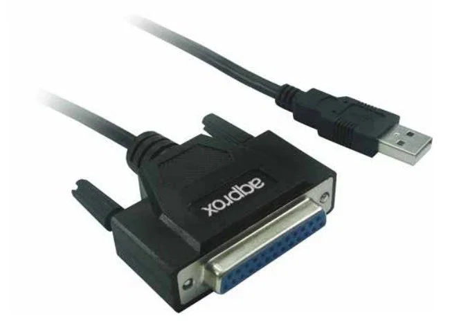 Approx Adaptador USB A Puerto Paralelo APPC26 Negro Approx Adaptador USB A Puerto Paralelo APPC26 Negro