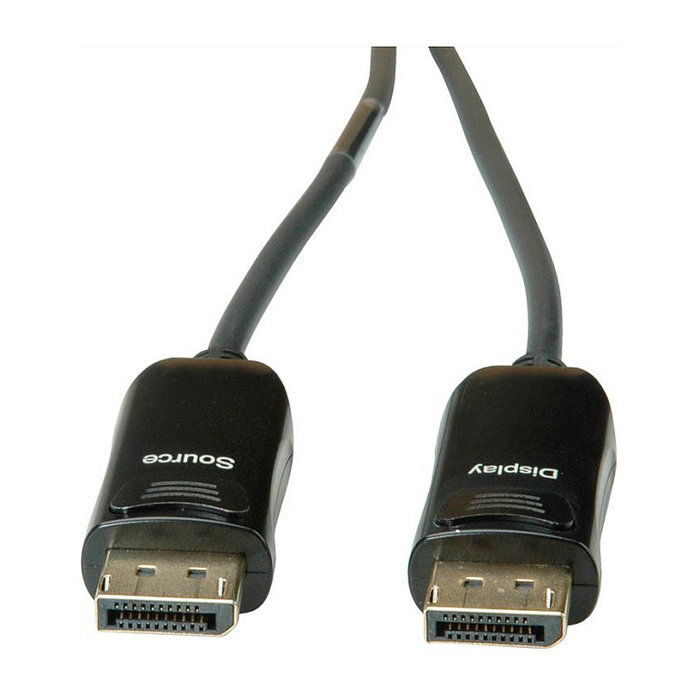 ROLINE Cable DisplayPort v1.4 AOC 30 m Negro