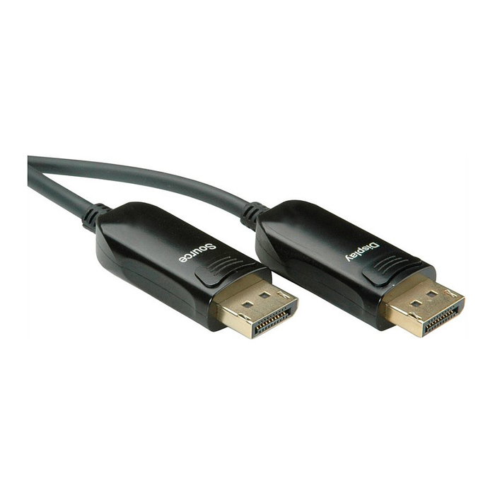 ROLINE Cable DisplayPort v1.4 AOC 30 m Negro