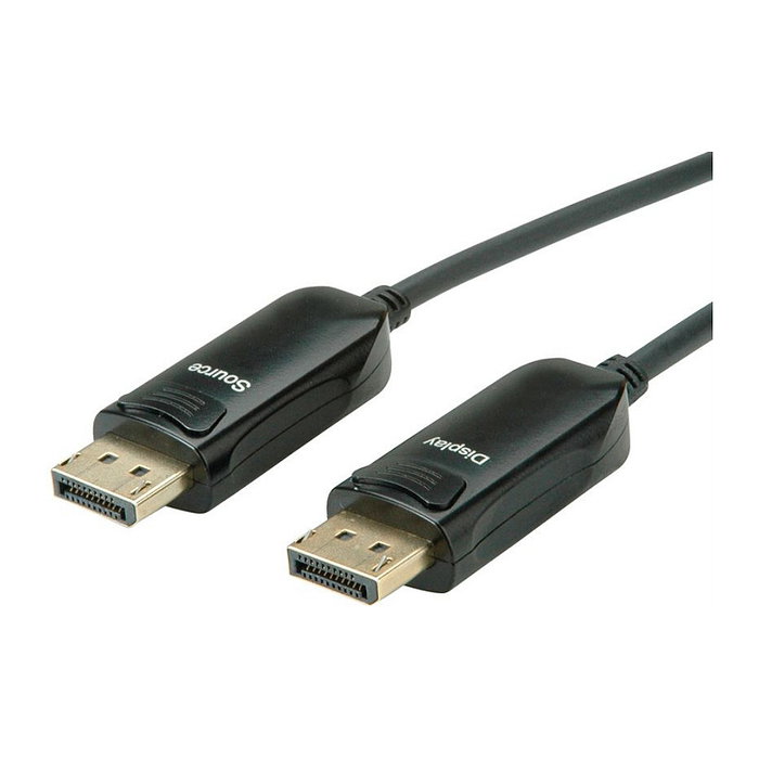 ROLINE Cable DisplayPort v1.4 AOC 30 m Negro