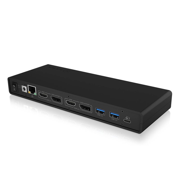 ICY BOX IB-DK2245AC Docking con salida de vídeo ICY BOX IB-DK2245AC Docking con salida de vídeo