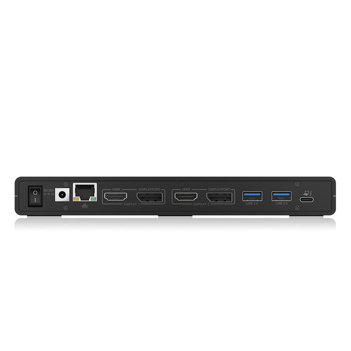 ICY BOX IB-DK2245AC Docking con salida de vídeo ICY BOX IB-DK2245AC Docking con salida de vídeo