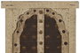 DKD Home Decor Decoración de Pared Ventana en Teca y Hierro Beige
