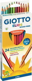 Giotto Lápices de Colores Elios Sin Madera Estuche Surtido 24 Unidades