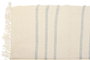 DKD Home Decor Alfombra Boho Blanco Gris 290 x 0.75 x 200 cm (2 Unidades) Algodón