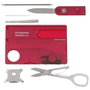 VICTORINOX SWISSCARD LITE rojo transparente