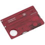 VICTORINOX SWISSCARD LITE rojo transparente